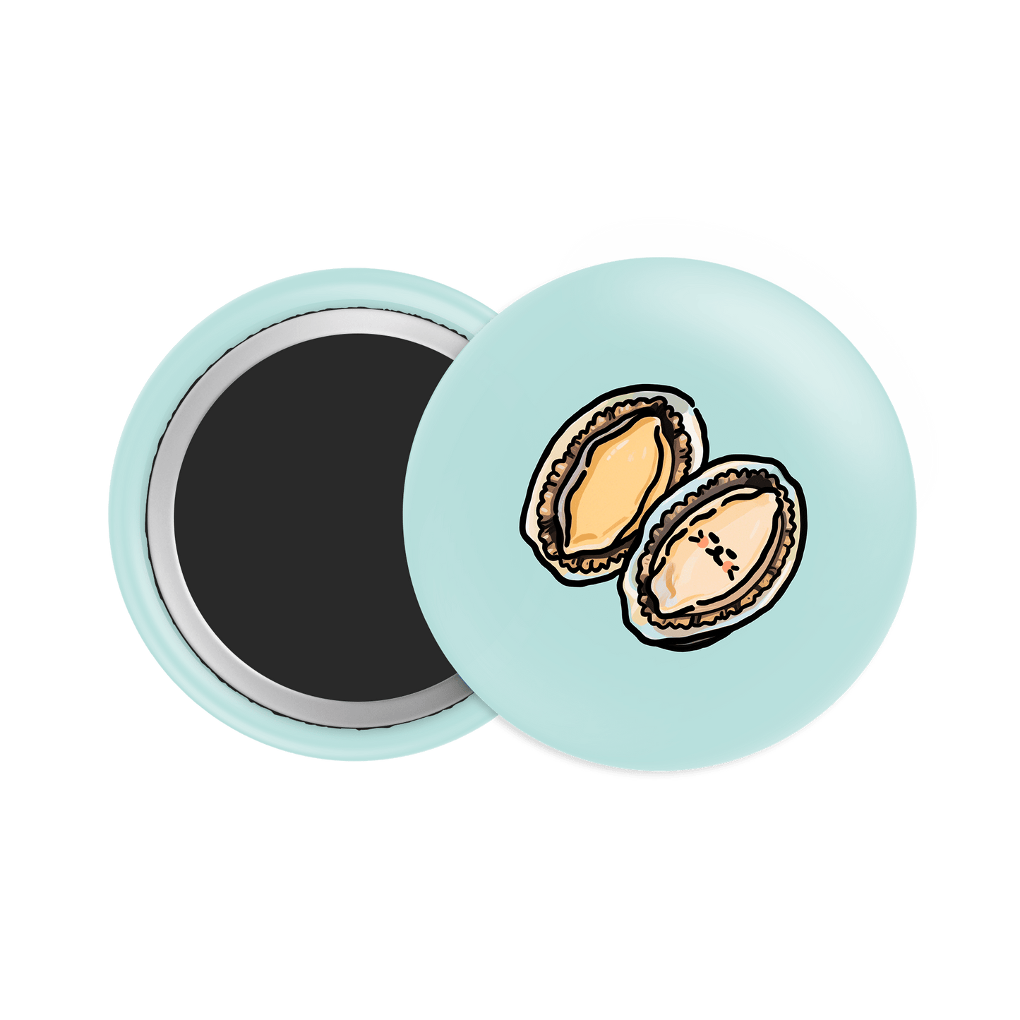 Abalone Button Fridge Magnet - Theartzzy