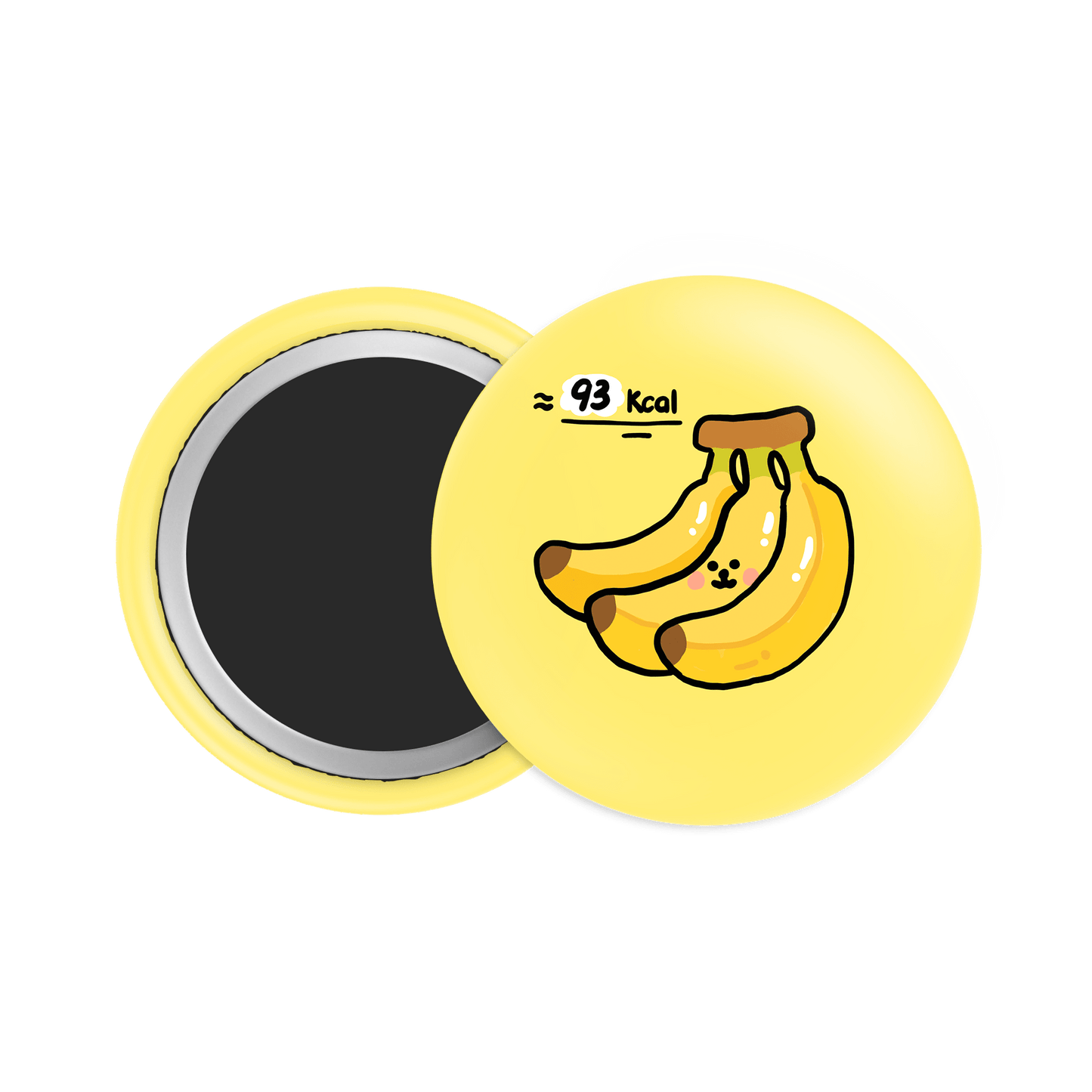 Bananas Button Fridge Magnet - Theartzzy