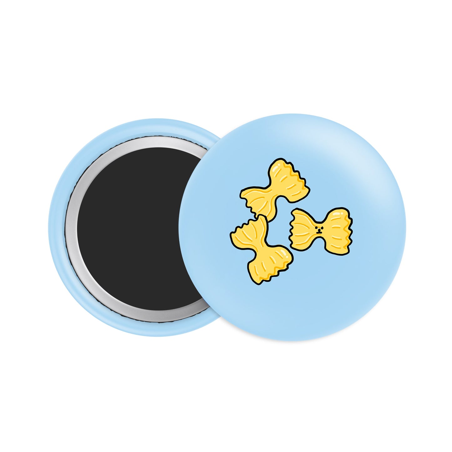 Bowtie Noodles Button Fridge Magnet - Theartzzy
