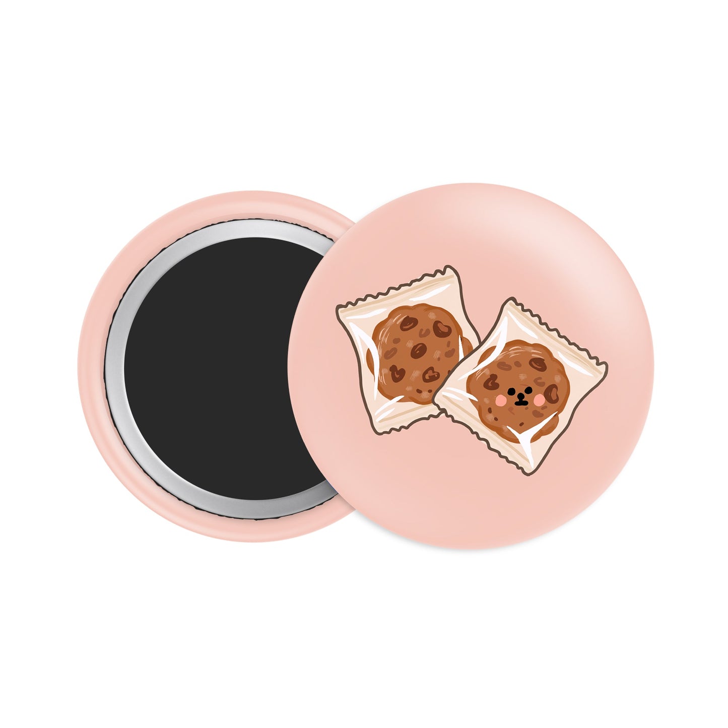 Chocolate Chip Cookies Button Fridge Magnet - Theartzzy