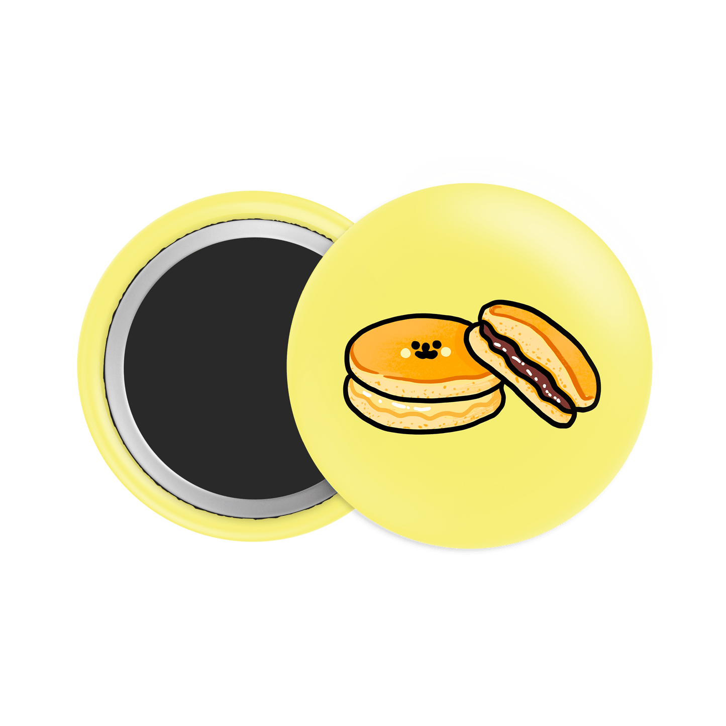 Dorayaki Button Fridge Magnet - Theartzzy