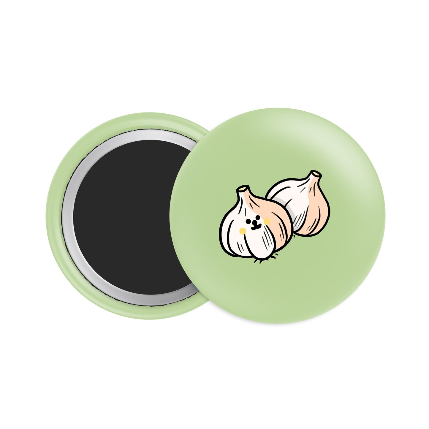 Garlic Button Fridge Magnet - Theartzzy
