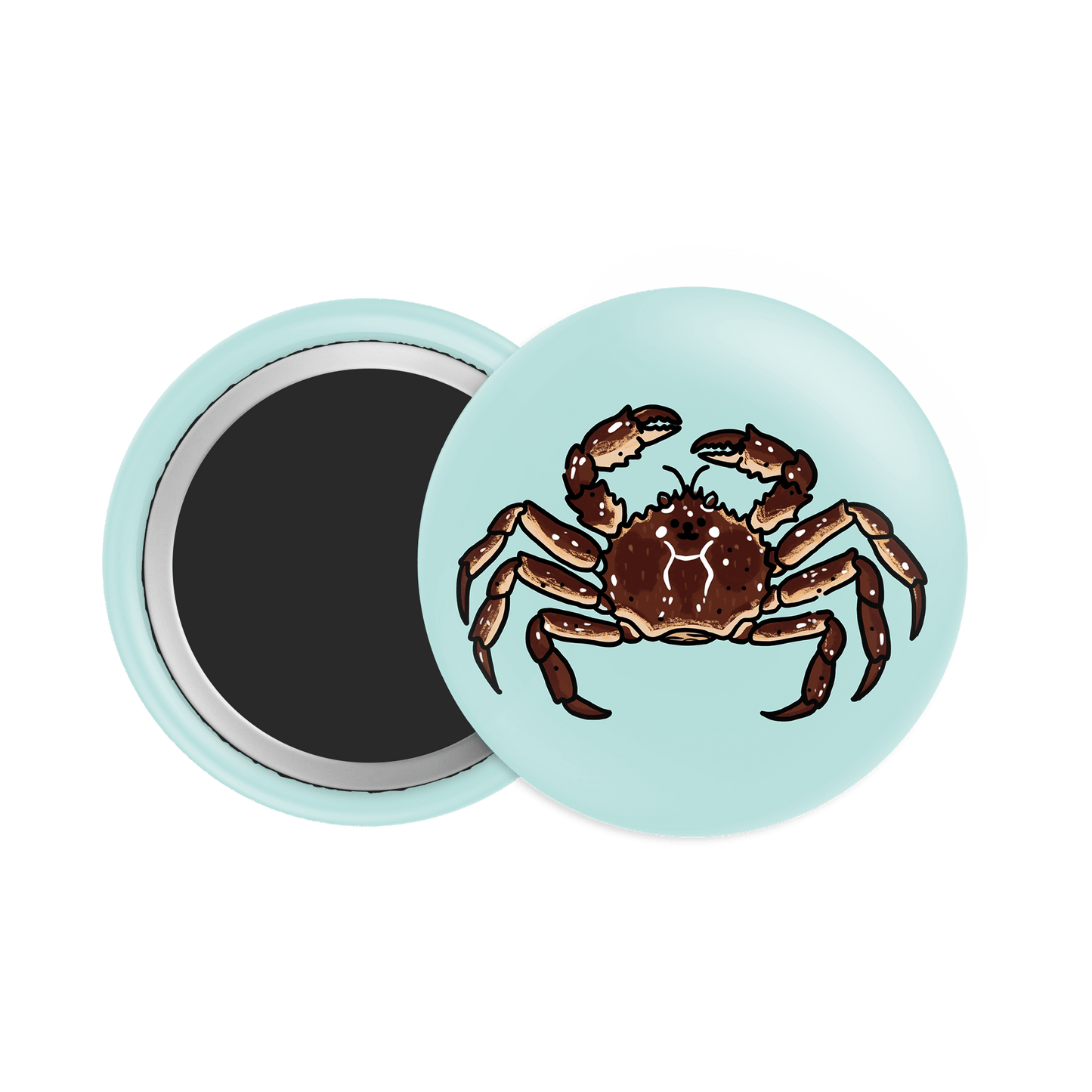 King Crab Button Fridge Magnet - Theartzzy