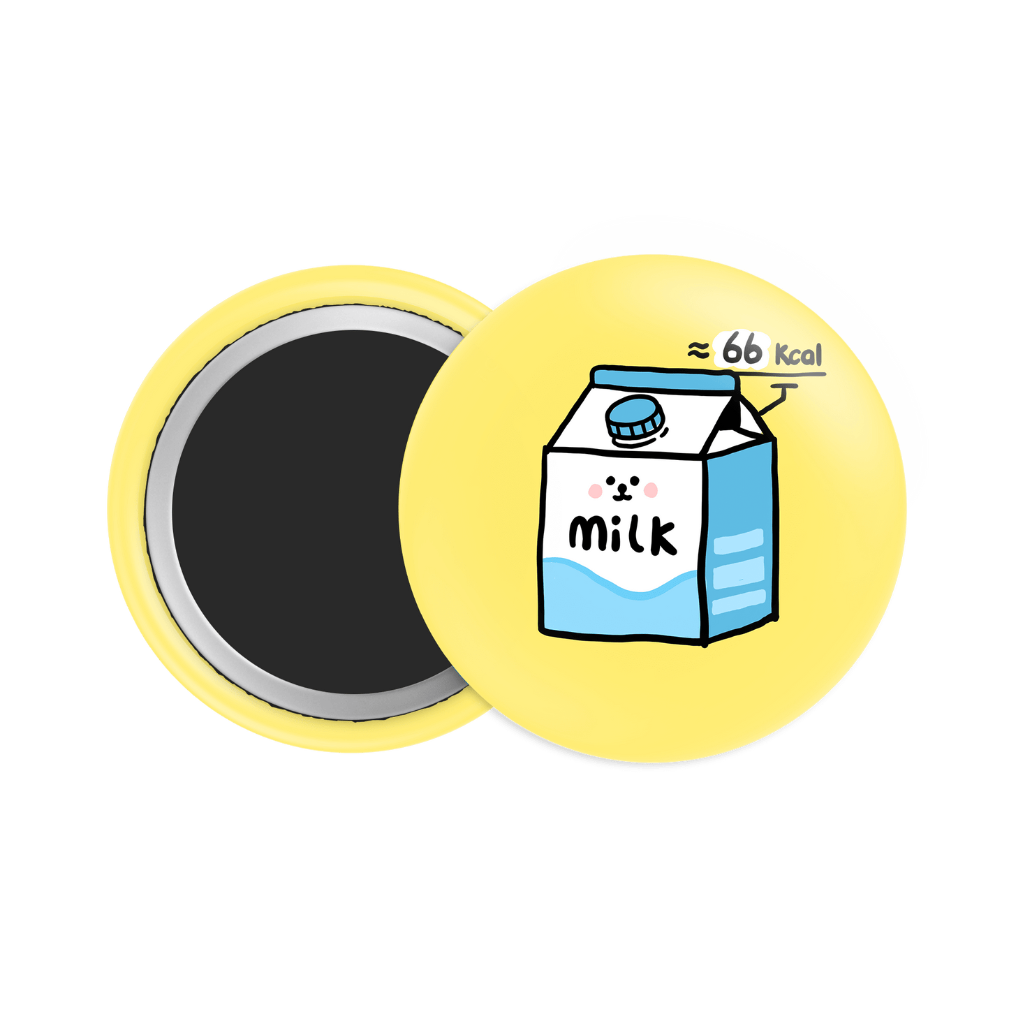 Milk Button Fridge Fridge Magnet - Theartzzy