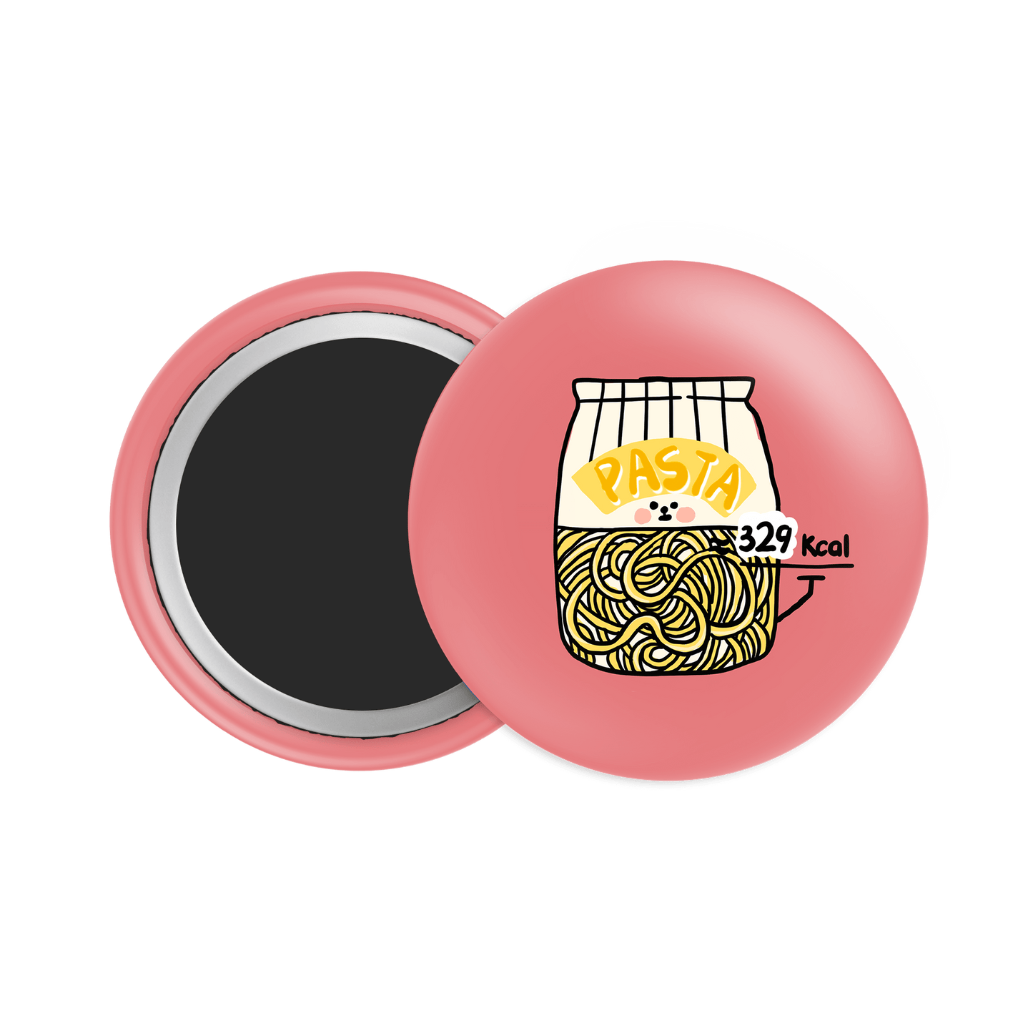 Pasta Button Fridge Magnet - Theartzzy