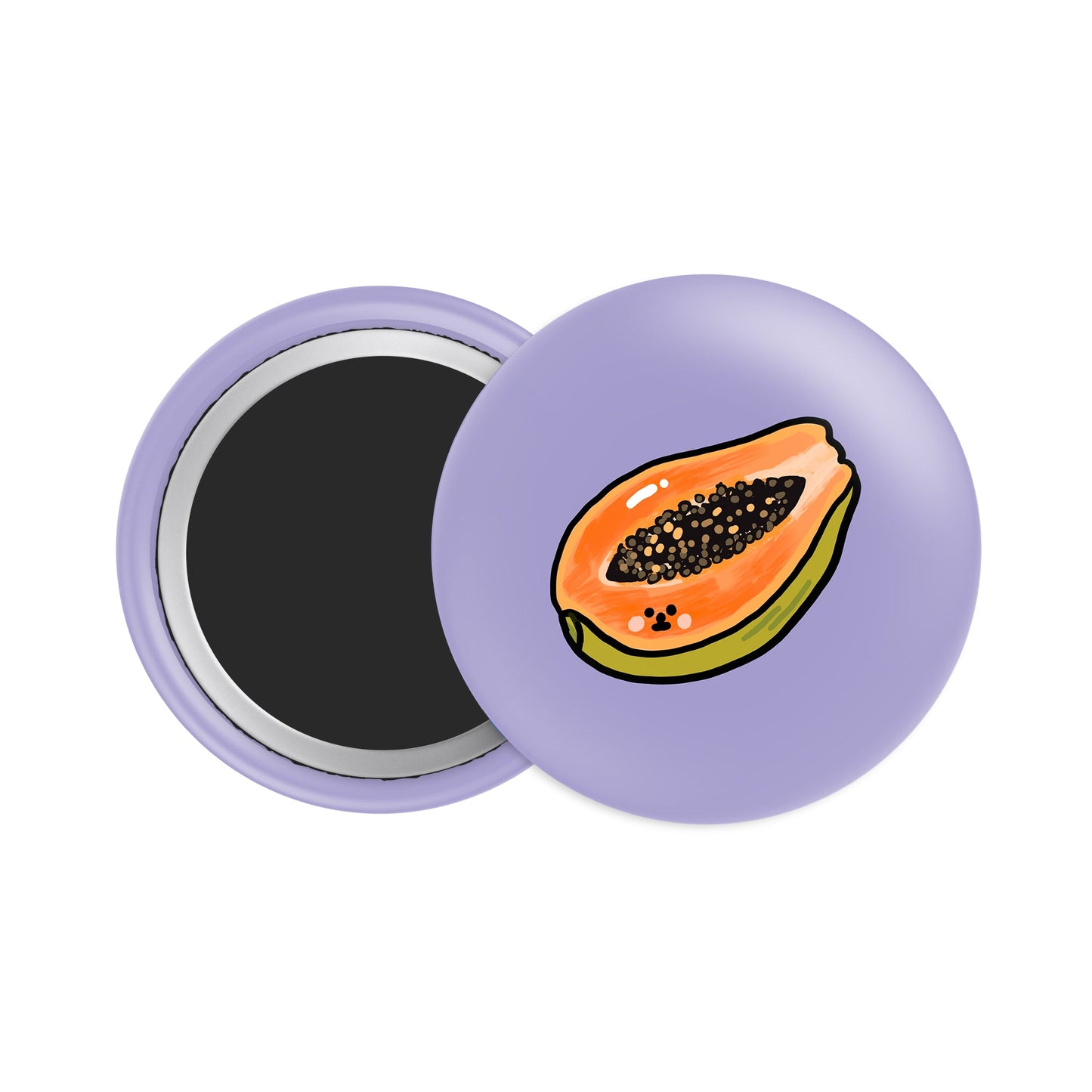 Pawpaw Button Fridge Magnet - Theartzzy