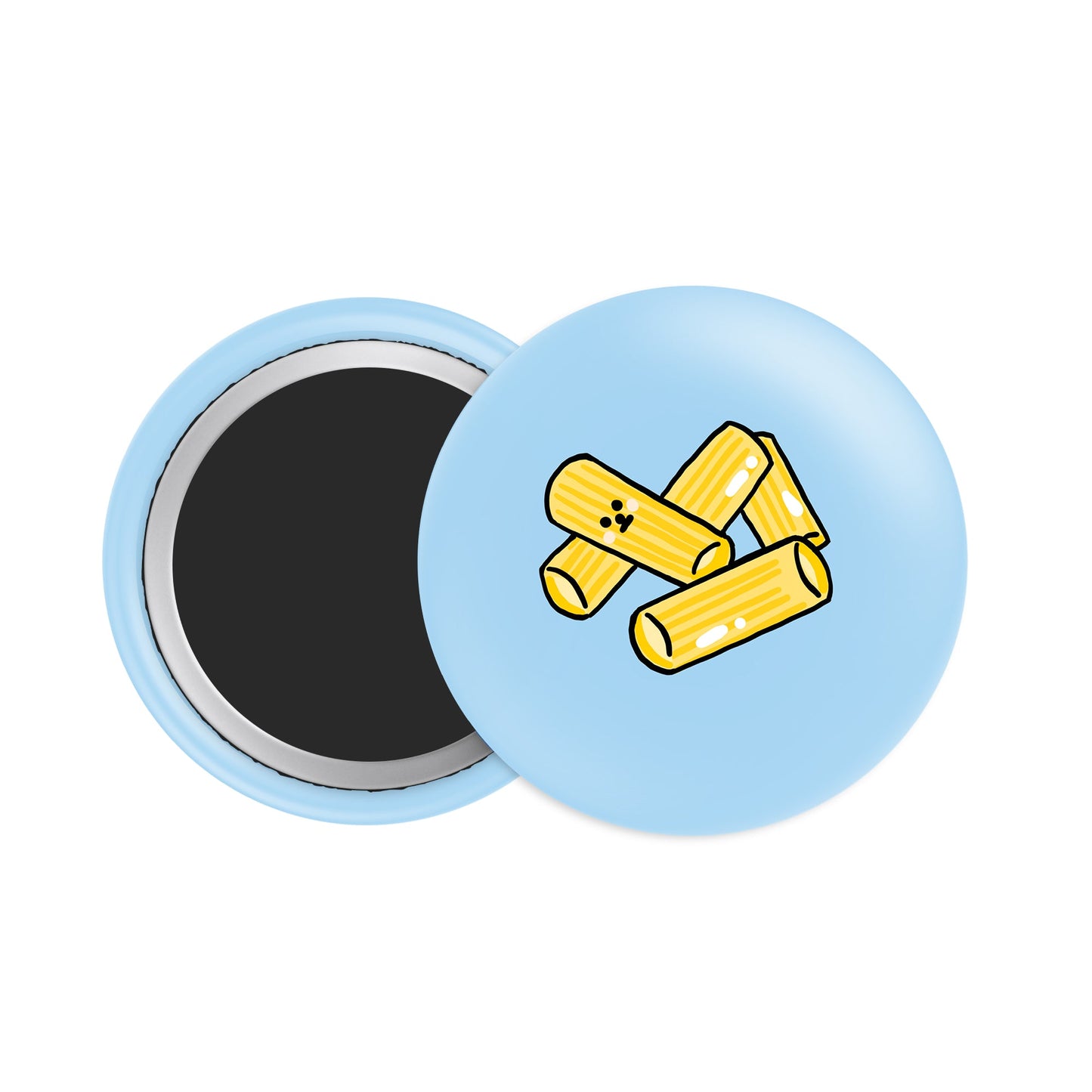 Penne Noodles Button Fridge Magnet - Theartzzy