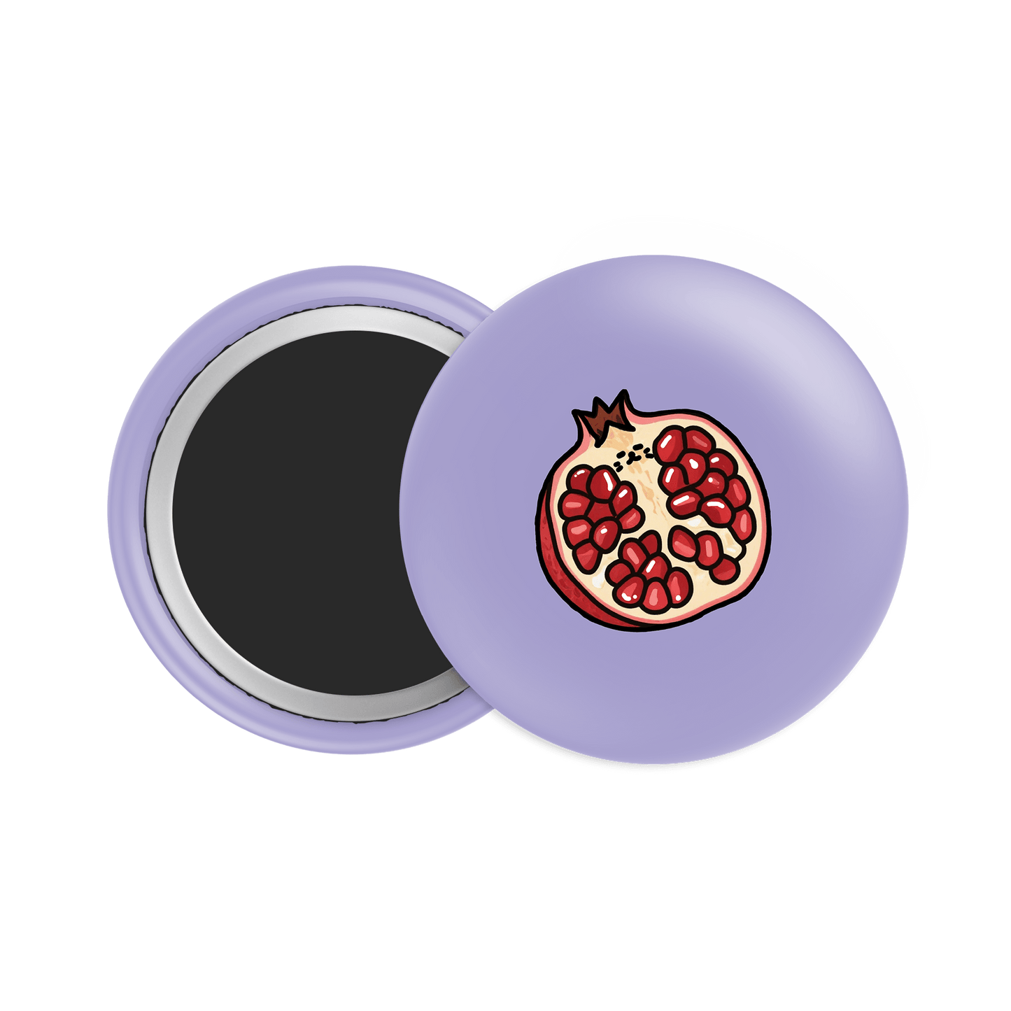 Pomegranate Button Fridge Magnet - Theartzzy