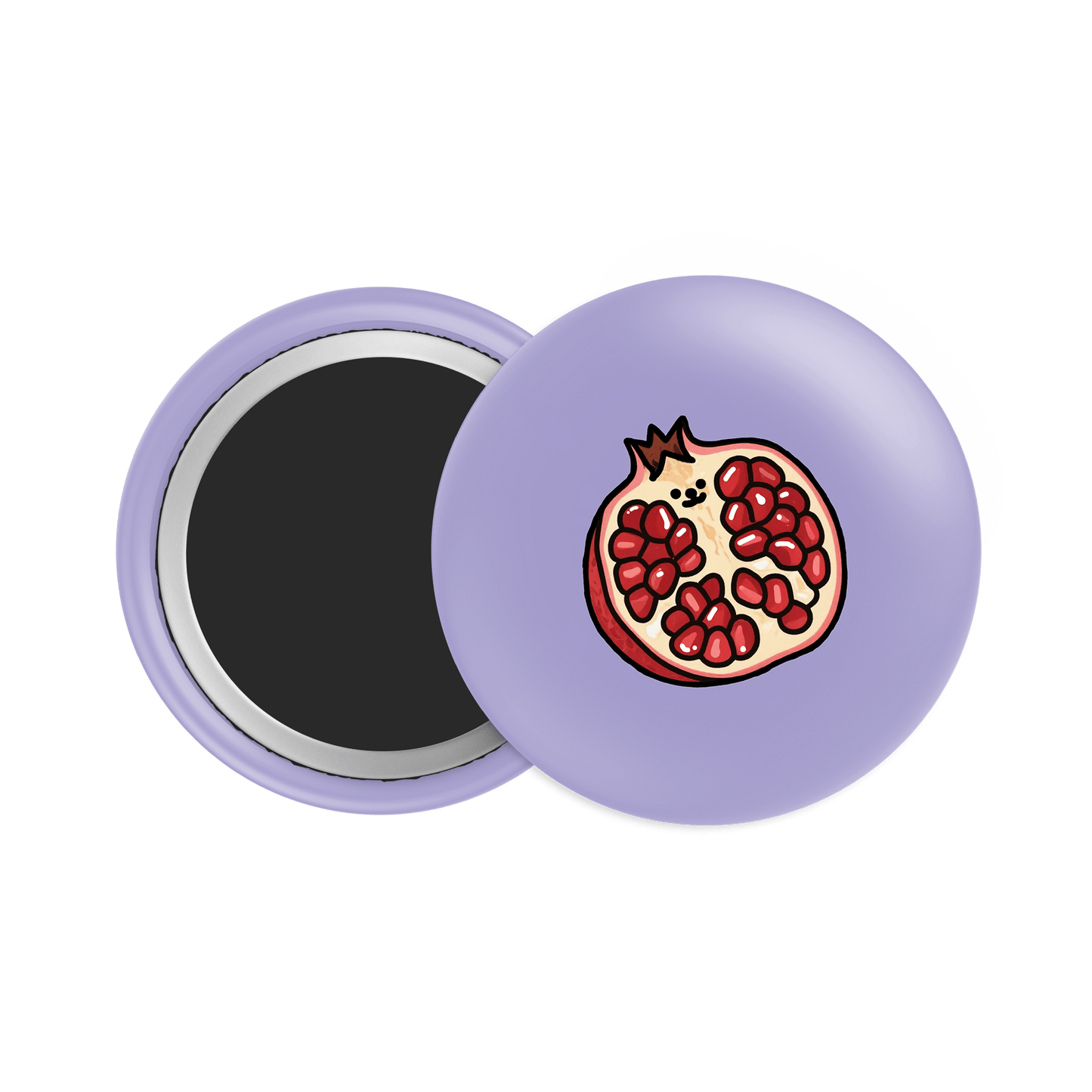 Pomegranate Button Fridge Magnet - Theartzzy