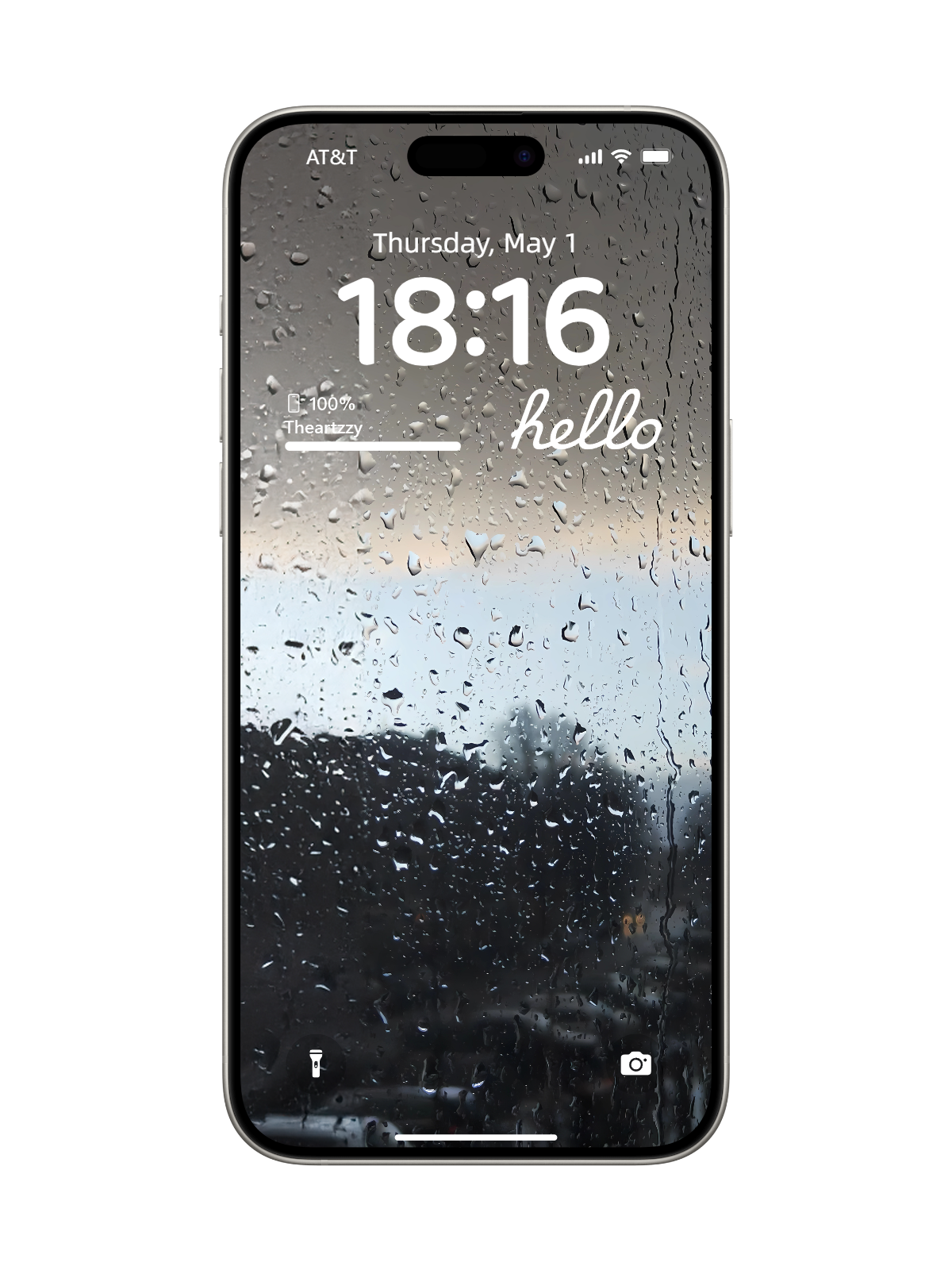 Raindrop Reflections: Serene Rainy Day Wallpapers for iOS & Android