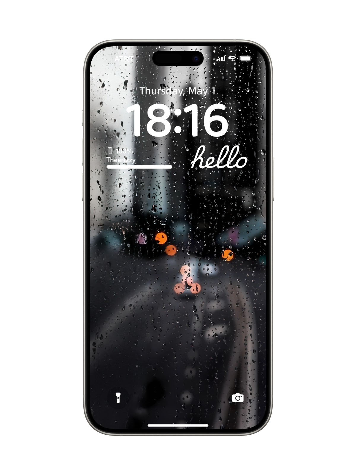 Urban Raindrops: Moody City Night Wallpapers for iPhone & Android