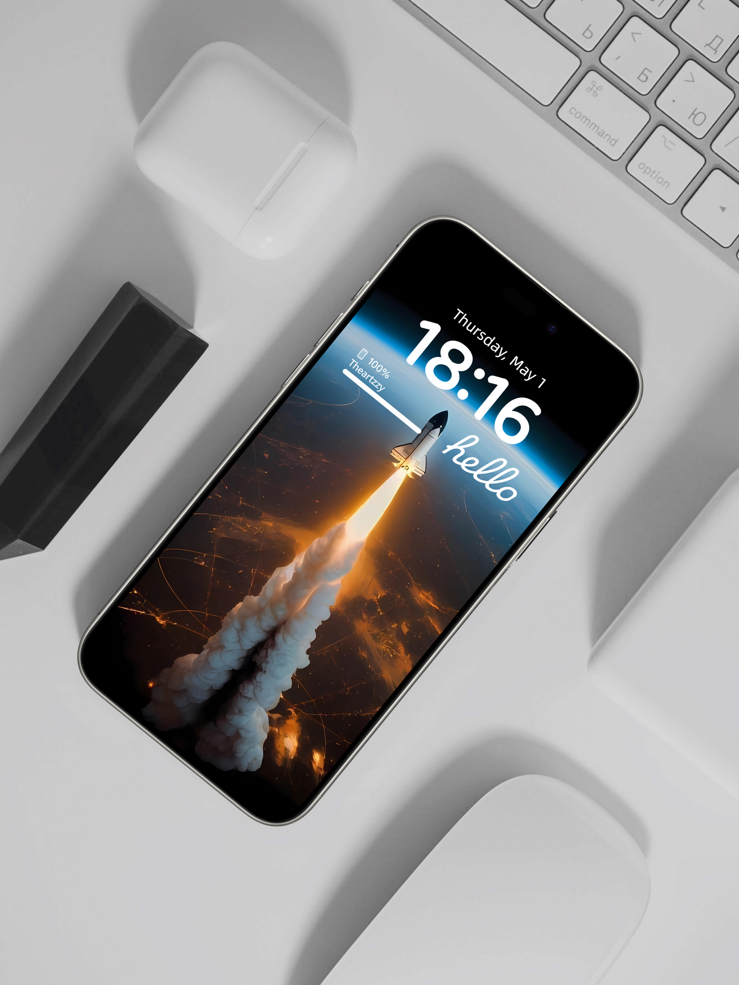 023-rocket launch-space wallpaper