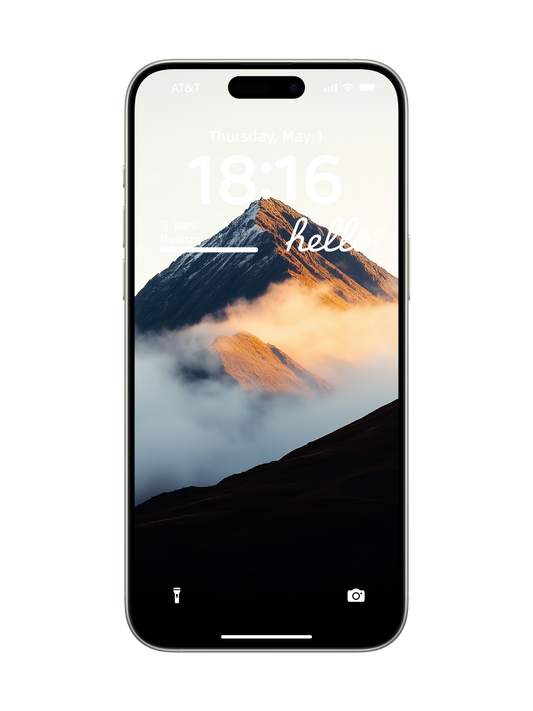 Sunlit Summit: 4K HD Wallpaper Background for iPhone and Android