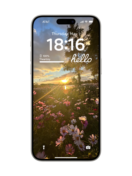 Golden Hour Cosmos: 4K HD Wallpaper Background for iPhone and Android