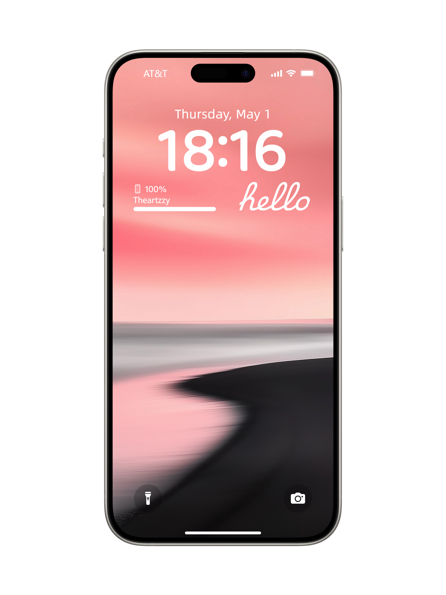 Horizon Serenity: 4K Gradient Wallpapers for iPhone & Android (Sunset Pink Edition)