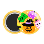 Pumpkin Party Halloween Badge / Magnet – Cute Jack-O’-Lantern and Candy Pin