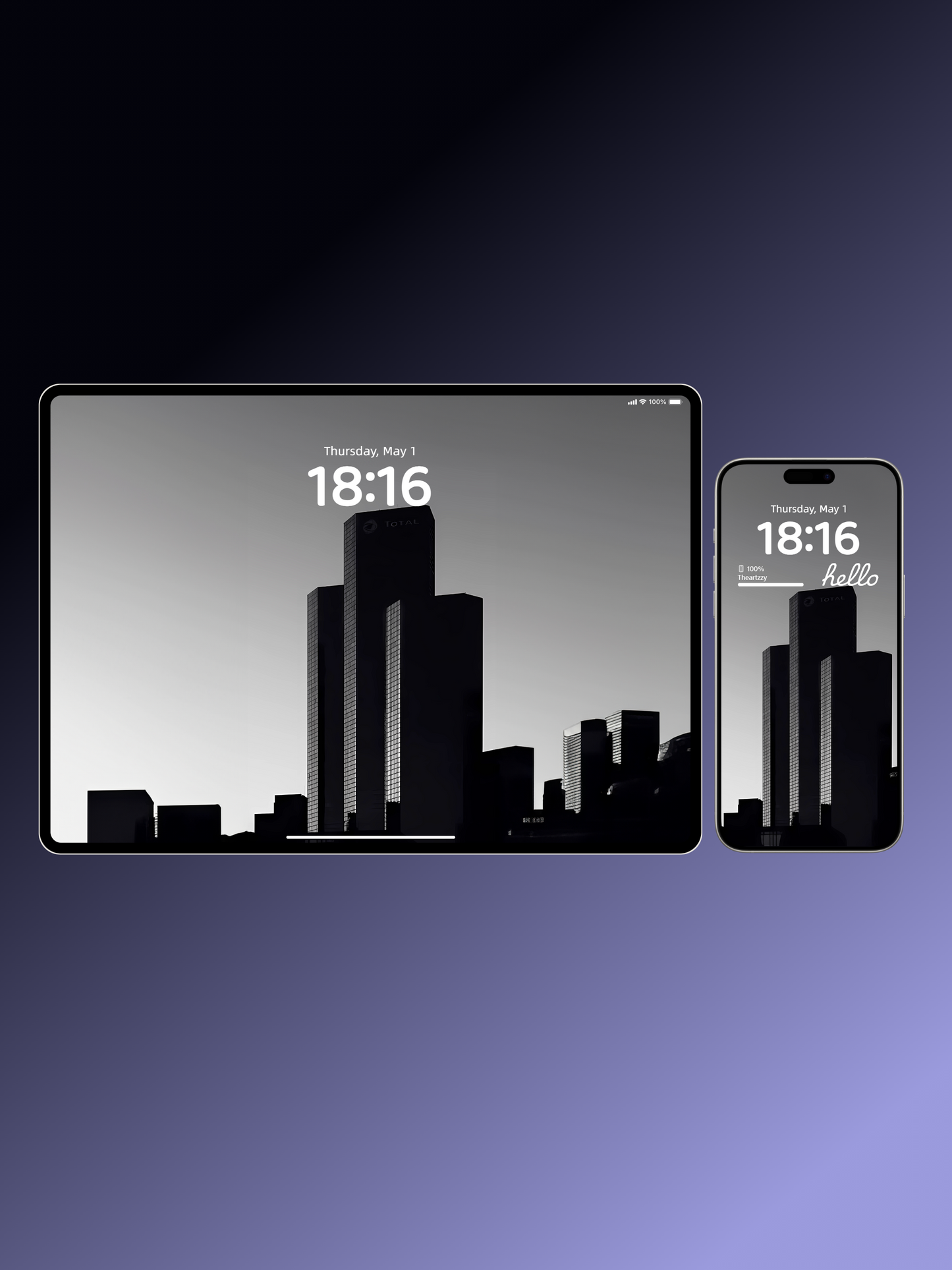 019-High-rise building-dark atmosphere wallpaper