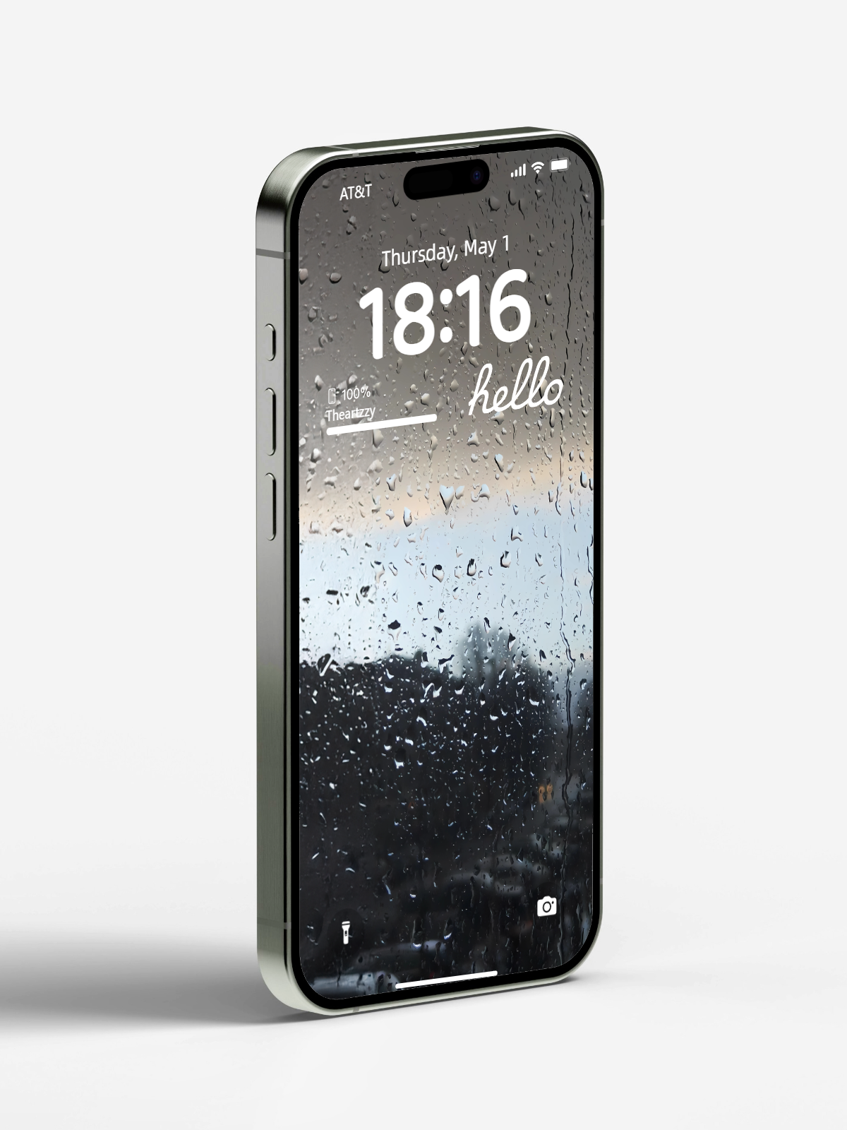 Raindrop Reflections: Serene Rainy Day Wallpapers for iOS & Android