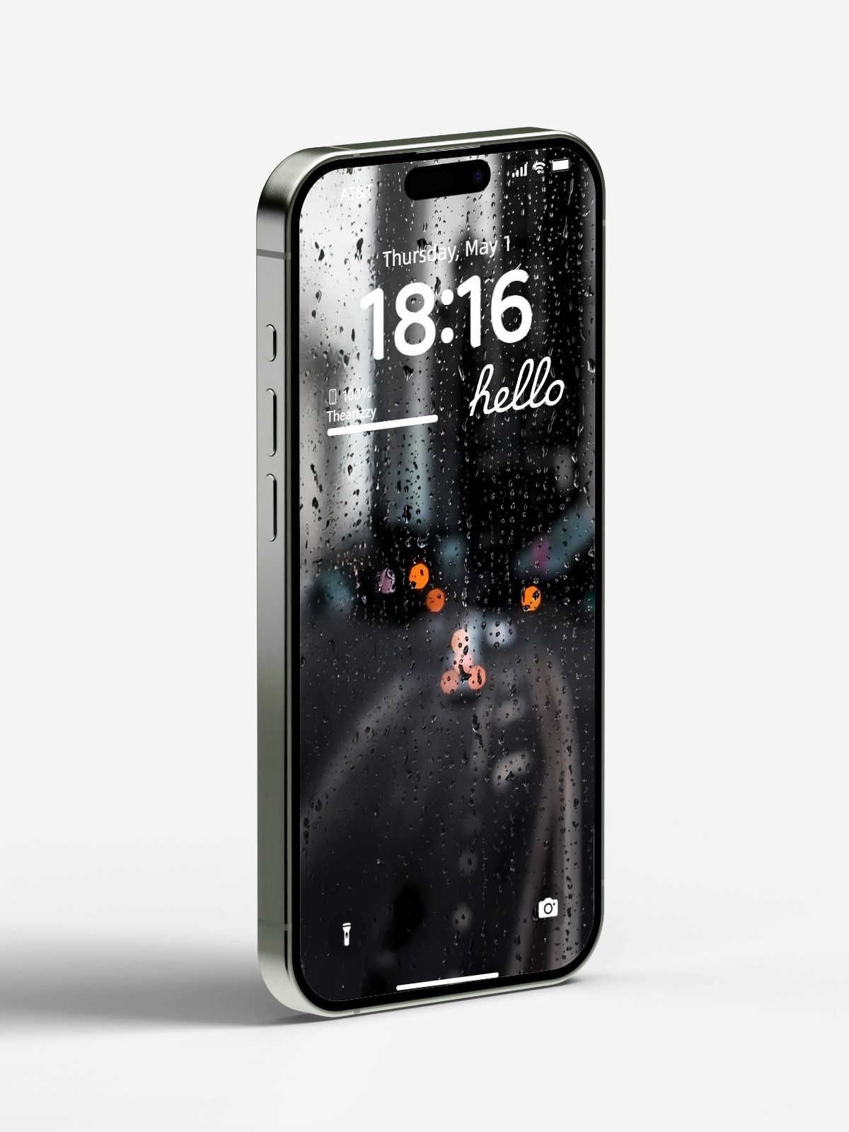 Urban Raindrops: Moody City Night Wallpapers for iPhone & Android