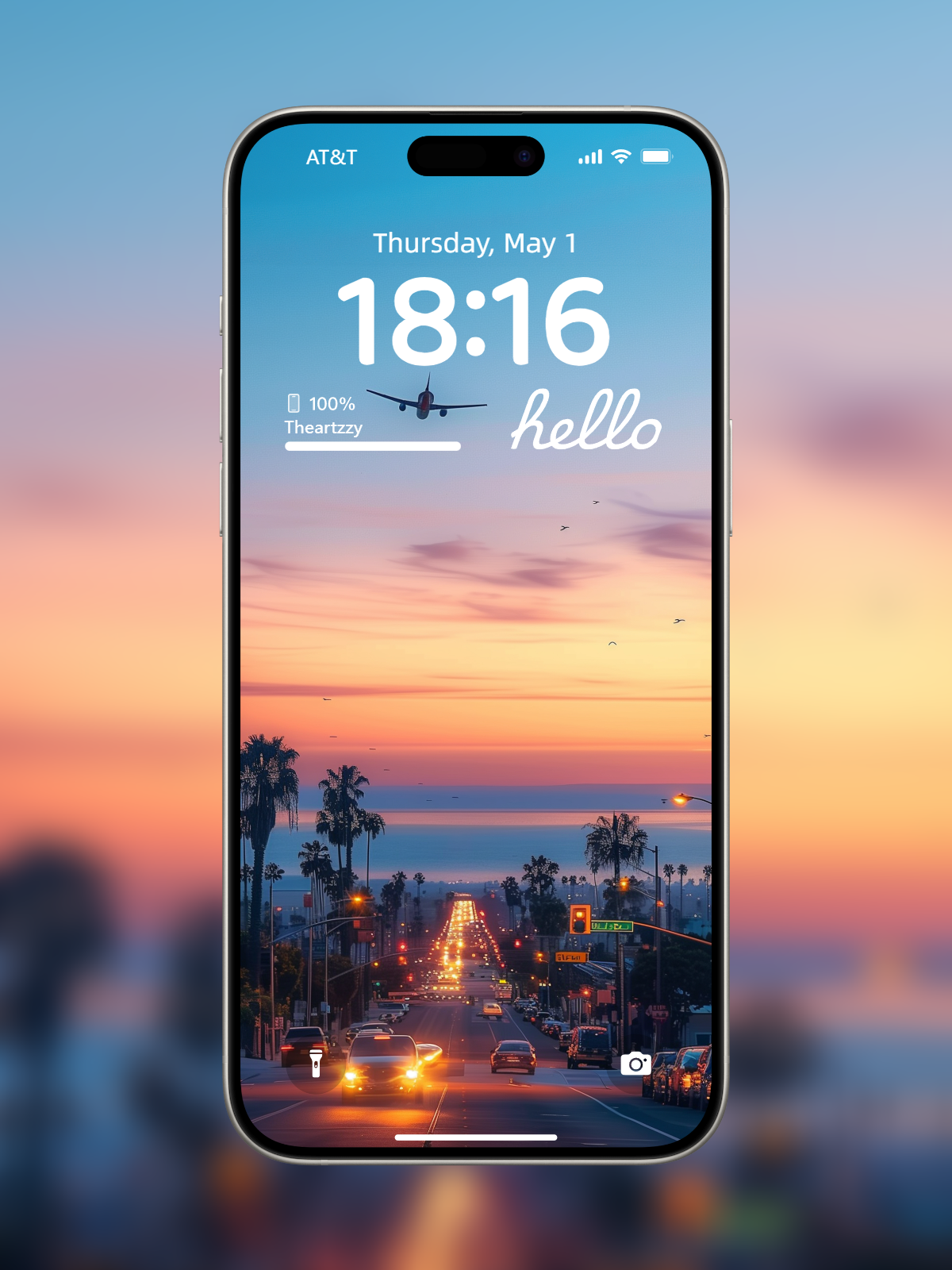 Sunset Boulevard: Vibrant Cityscape Wallpapers for iPhone & Android