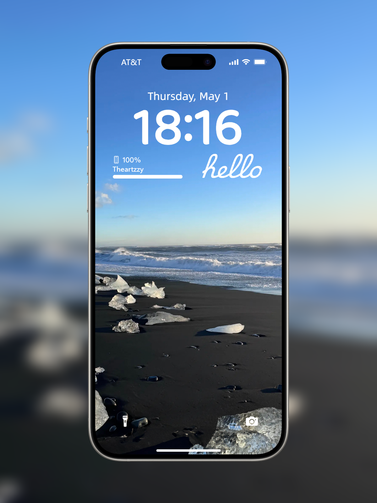 Arctic Luminescence: Crystal Tide Wallpapers for iOS & Android