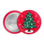Oh Christmas Tree Festive Badge / Magnet