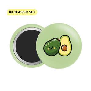 Avocado Button Fridge  Magnet