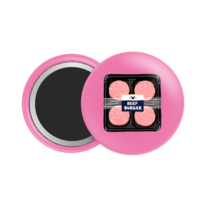 Beef Burger Button Fridge Magnet