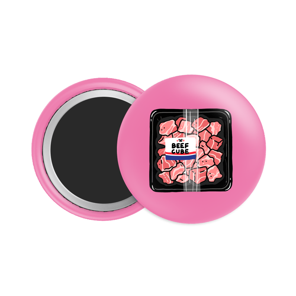 Beef Cube Button Fridge Magnet