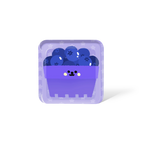 [Smart] Blueberry NFC Fridge Magnet