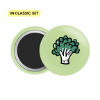 Broccoli Button Fridge  Magnet
