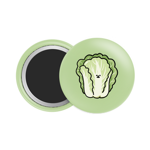 Cabbage Button Fridge Magnet