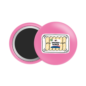 Chicken Wings Button Fridge Magnet