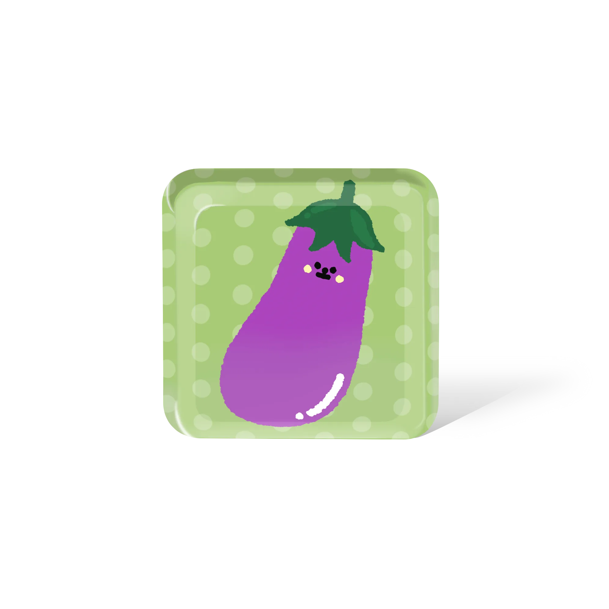 [Smart] Eggplant NFC Fridge Magnet