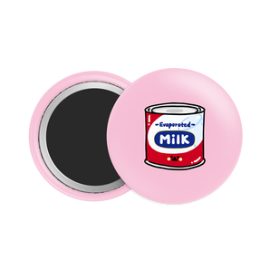 Evaporated Milk Button Fridge Magnet