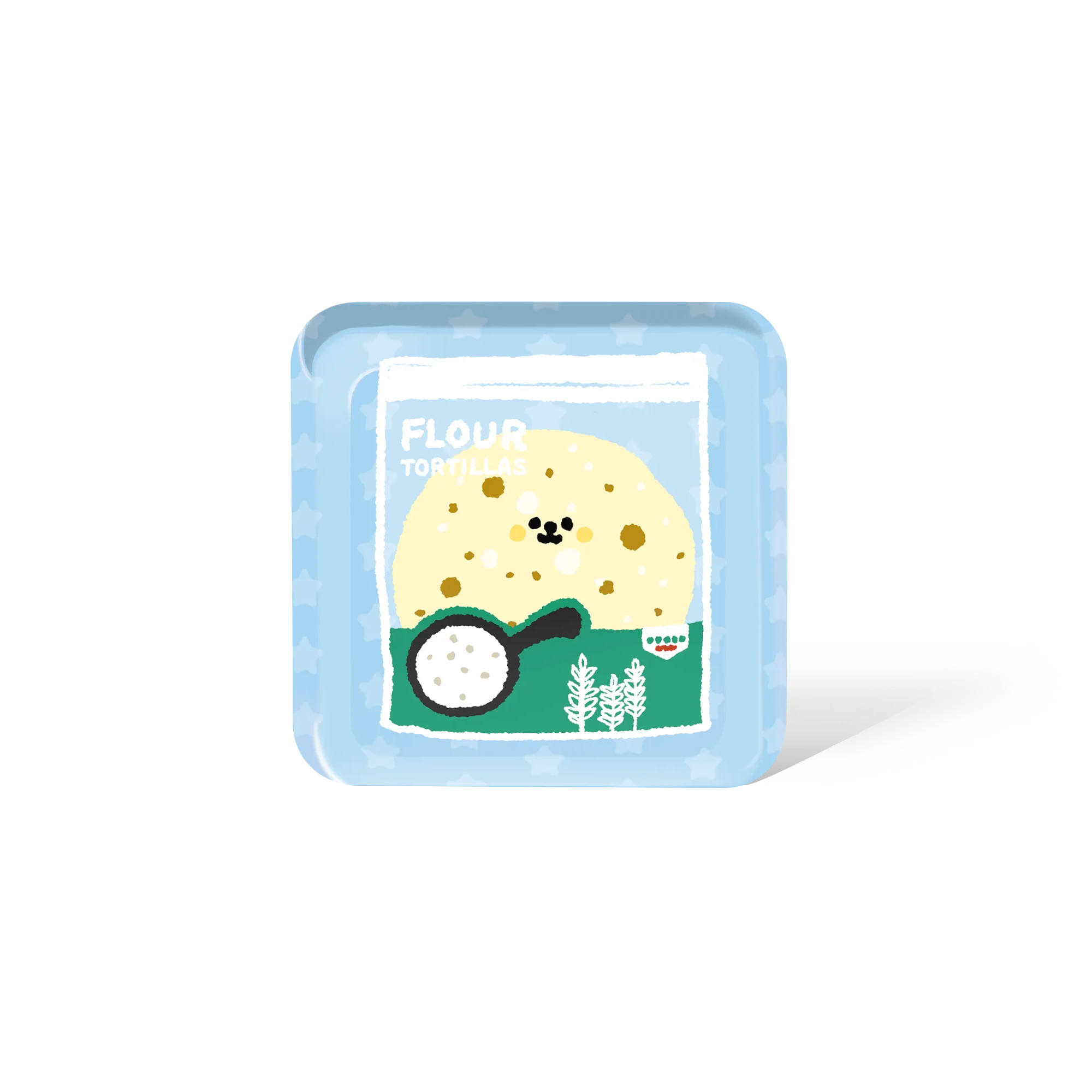 [Smart] Flour Tortillas NFC Fridge Magnet