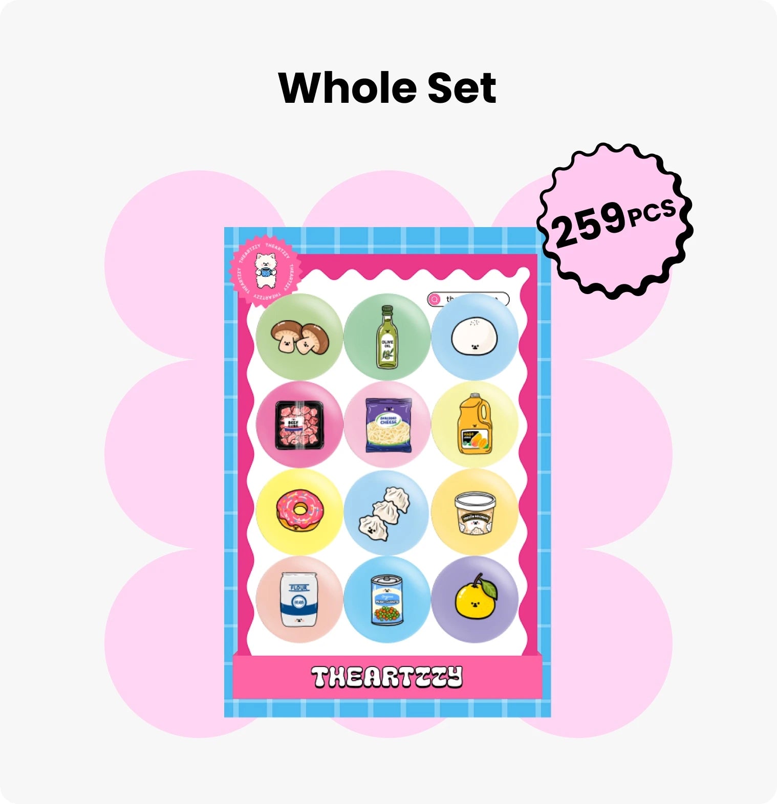 All-in-One Food Magnet Pack: Complete Food Collection (259 Pcs)