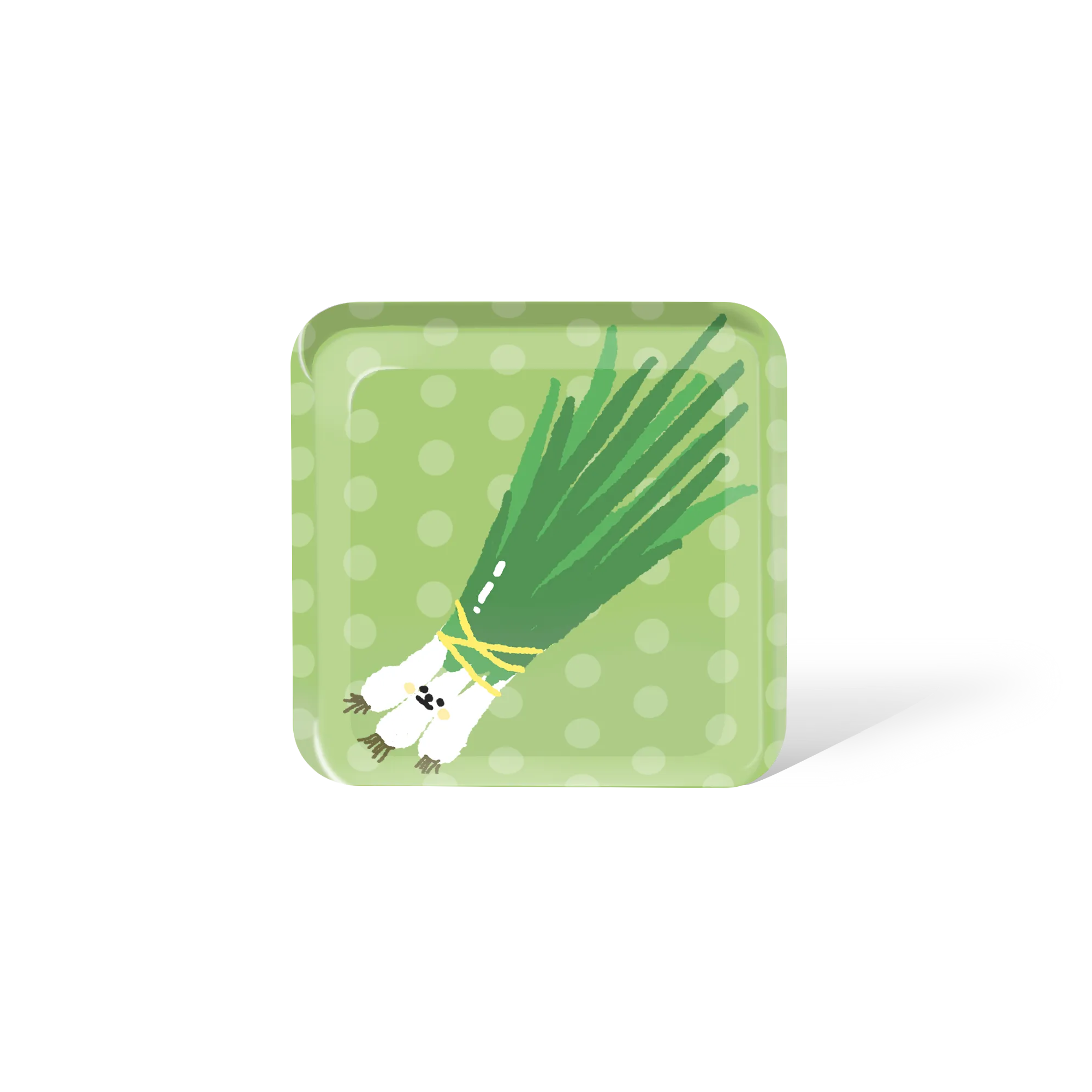 [Smart] Green Onion NFC Fridge Magnet