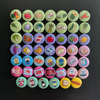 48  Classic Food Fridge Magnets Set