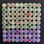 Whole Fruit & Vegetable  Fridge Magnets Set