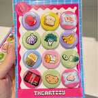 24  Classic Food Fridge Magnets Set