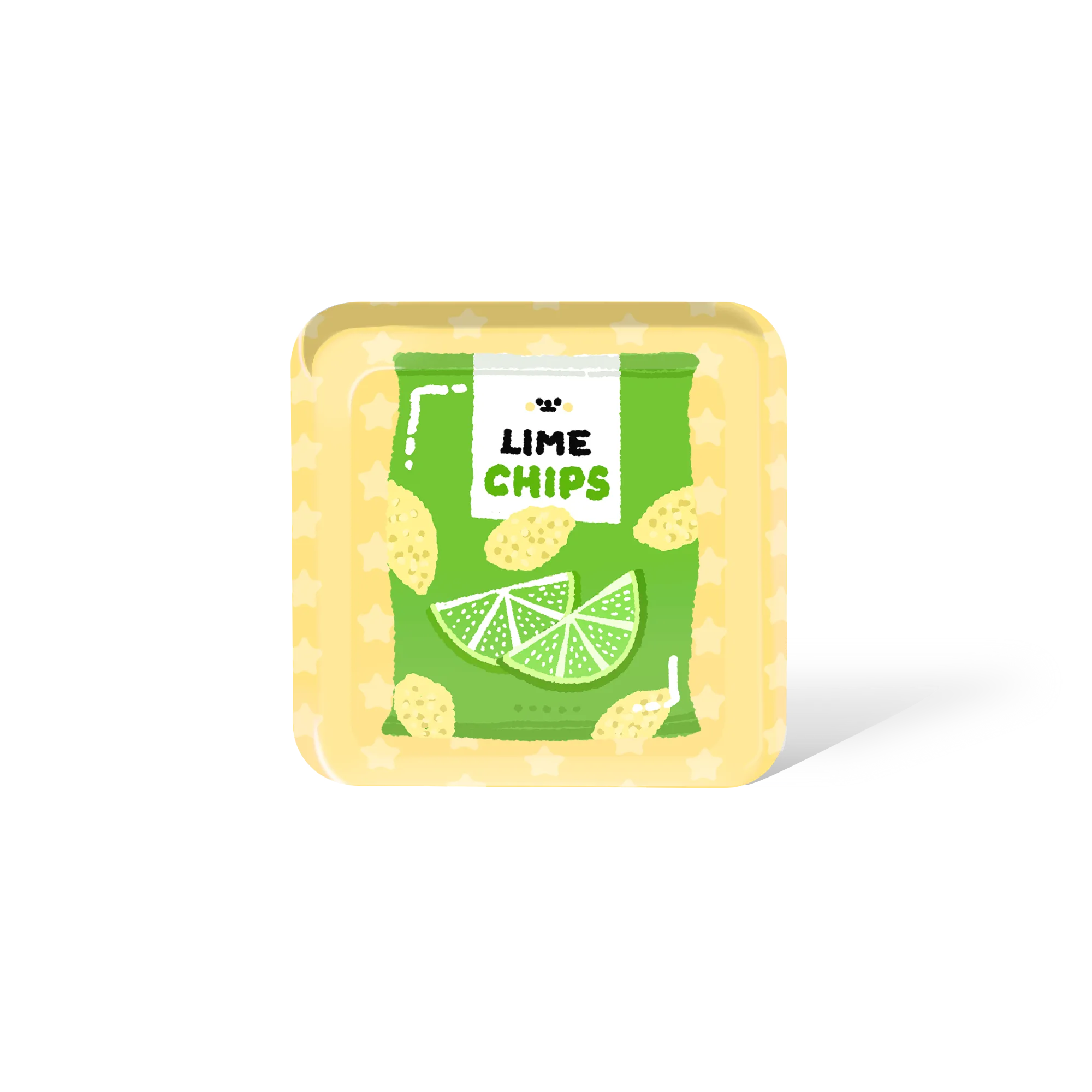 [Smart] Lime Chips NFC Fridge Magnet