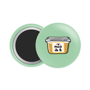 Miso Button Fridge Magnet