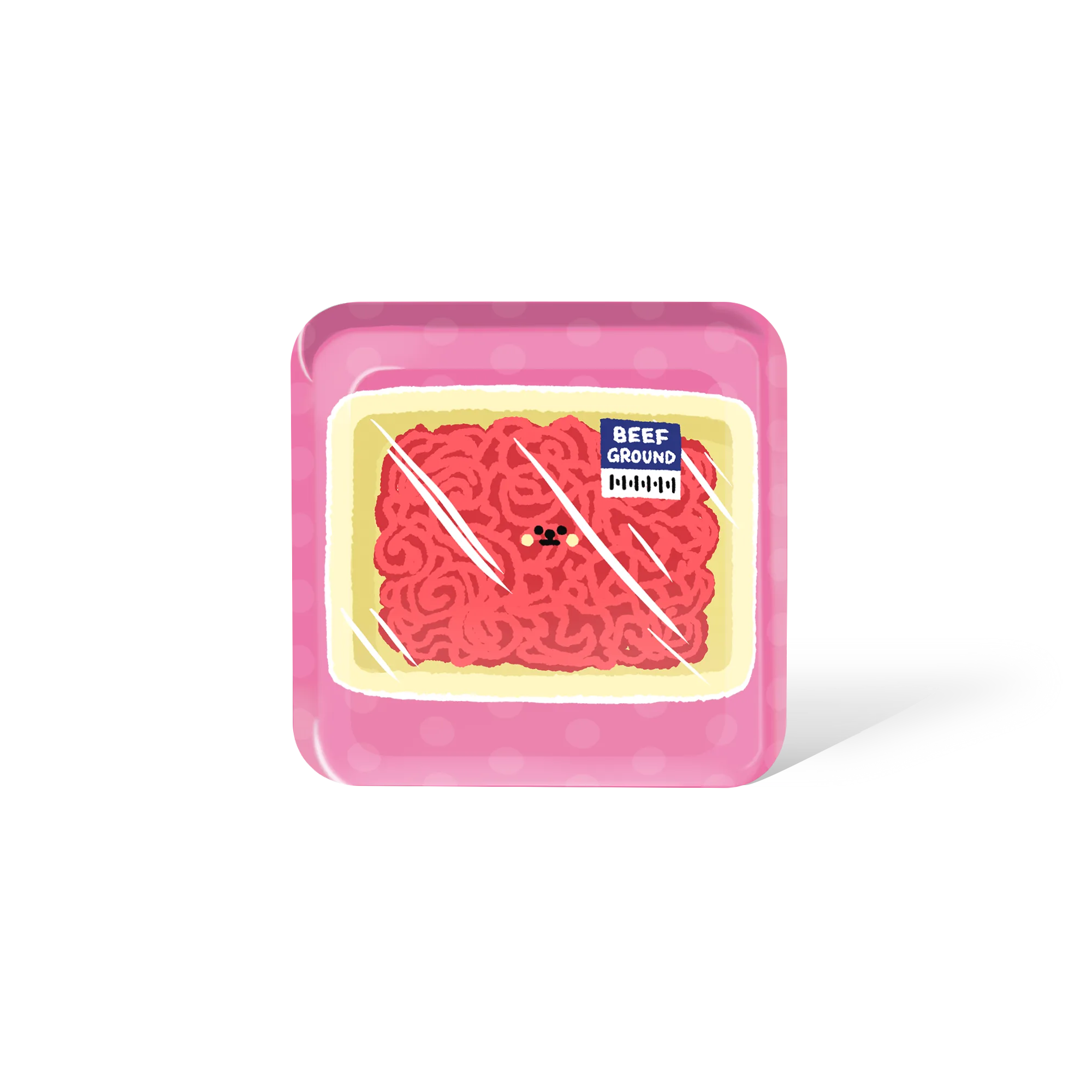 [Smart] Ground Beef NFC Fridge Magnet