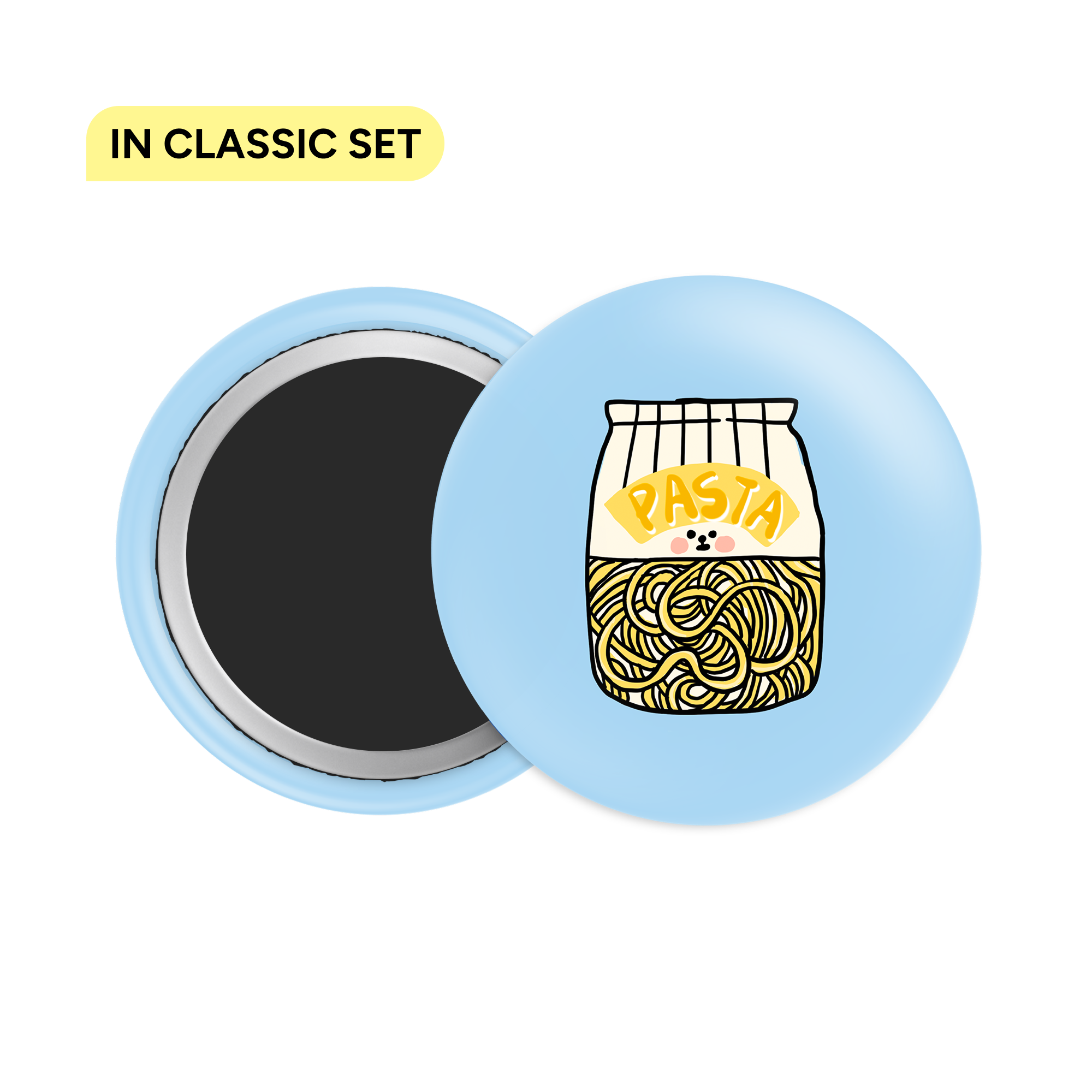 Pasta Button Fridge Magnet