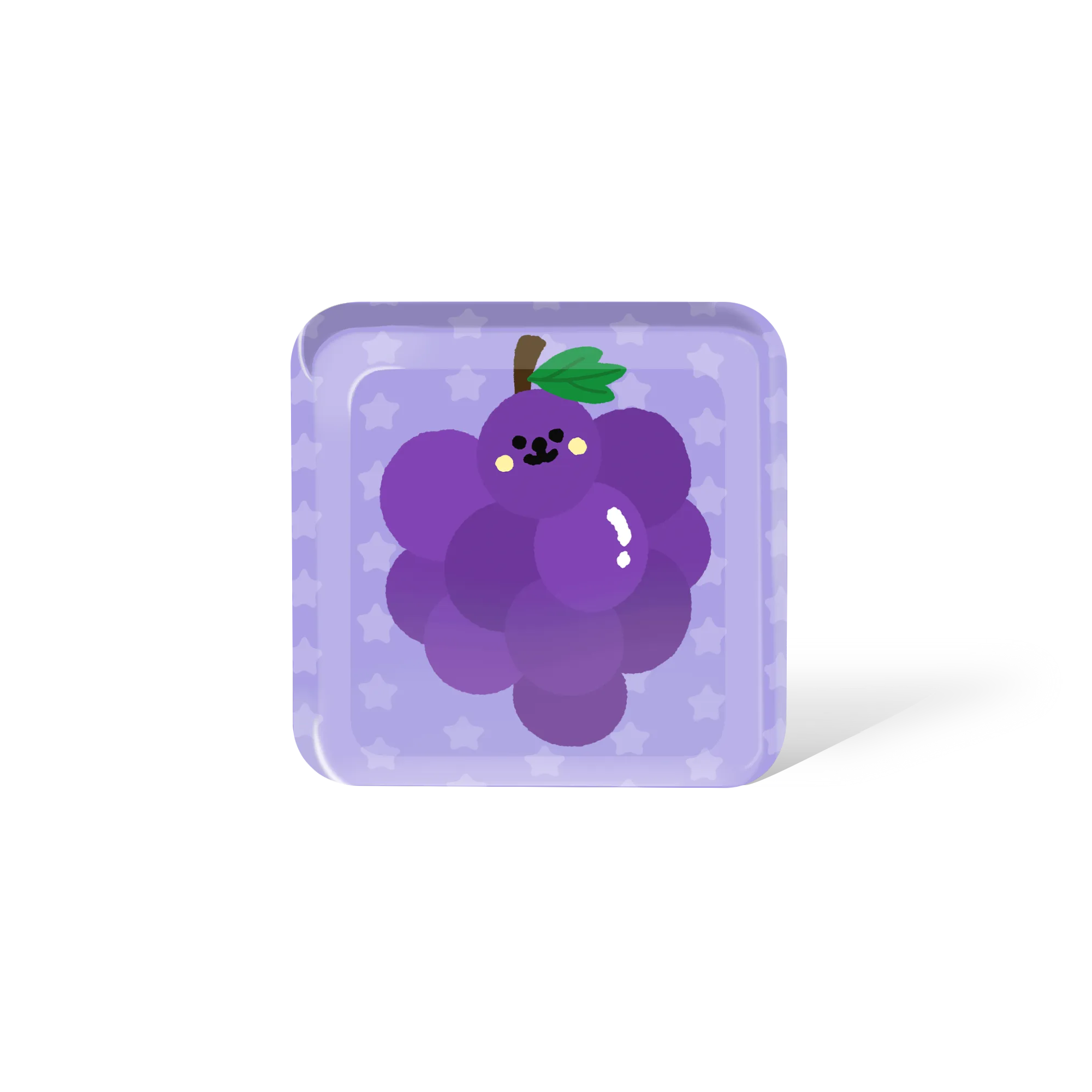 [Smart] Purple Grapes NFC Fridge Magnet