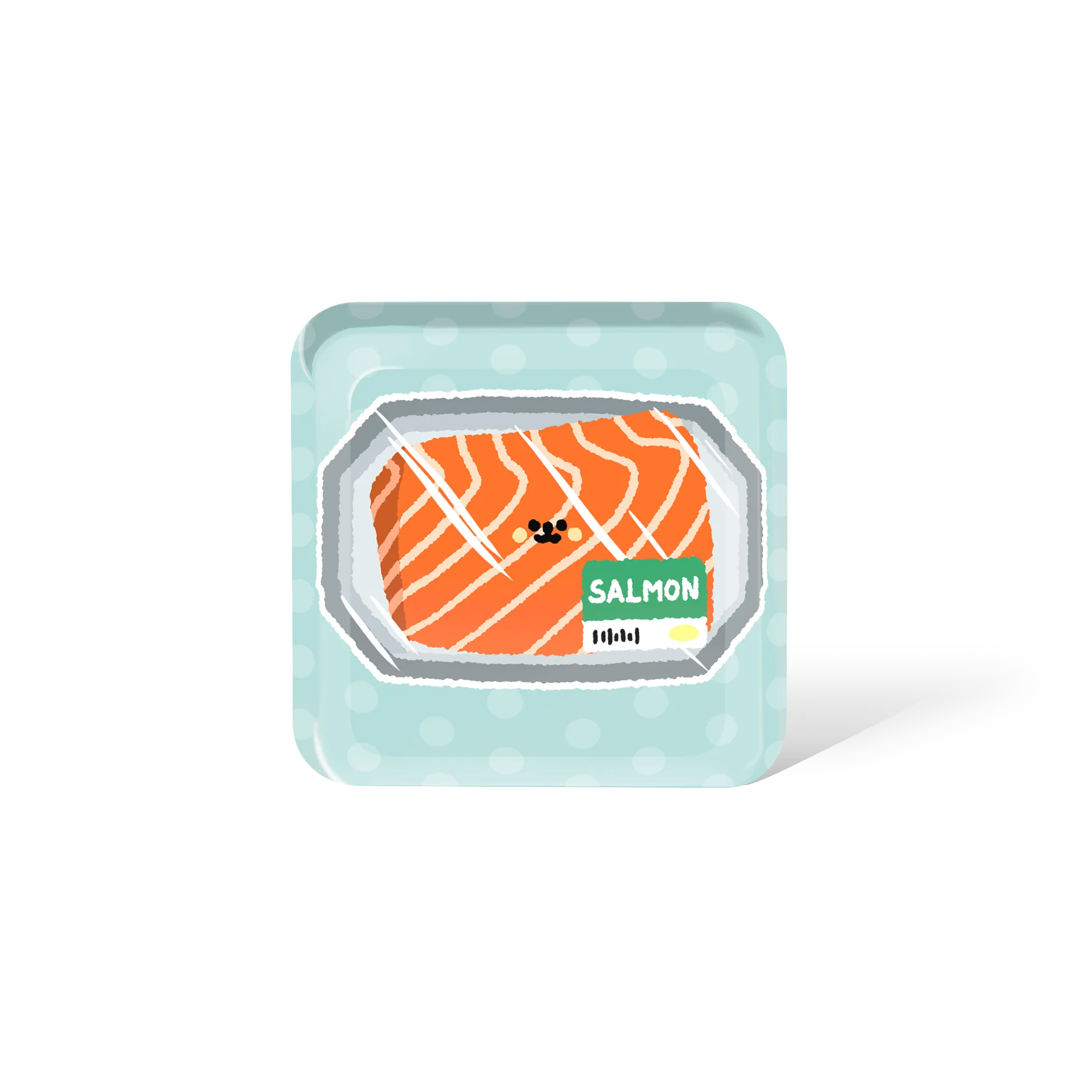 [Smart] Salmon NFC Fridge Magnet