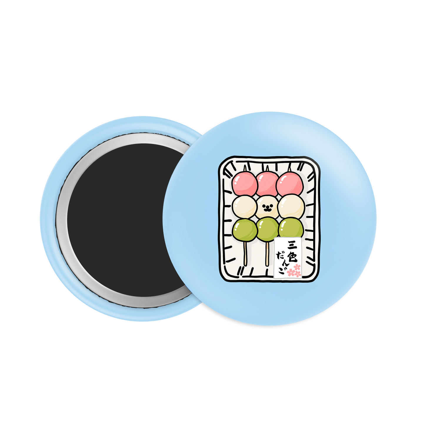 Sanshoku Dango Button Fridge Magnet
