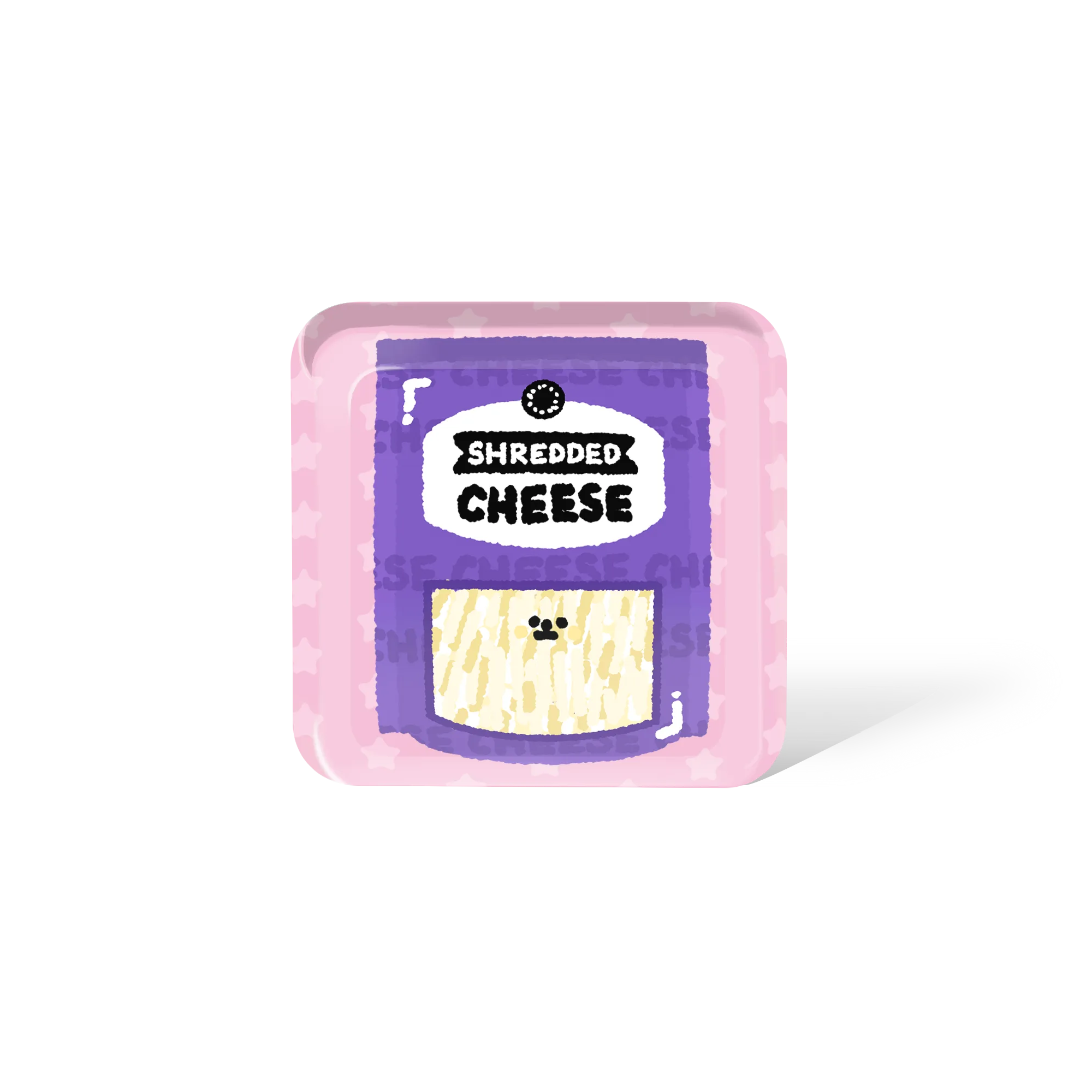 [Smart] Shredded Cheese NFC Fridge Magnet