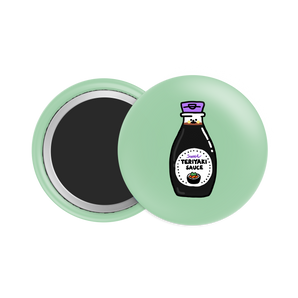 Sweet Teriyaki Sauce Button Fridge Magnet